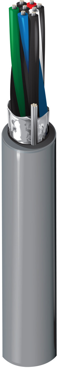 Ku9539 Belden 9504NH - RS-232, 4PR #24 Str TC, PO ins, OS, LSZH Jkt, 300V, Dca