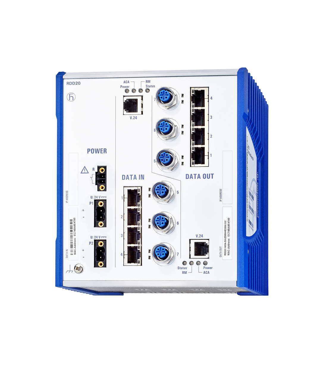 Data Diode Router Belden Rail Data Diode LV - Data Diode for 24 V operating voltage