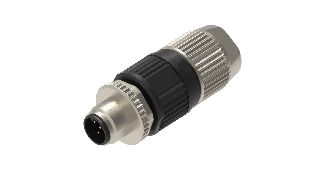 Belden RSCI 5A - M12 Field Attachable Connector, IDC termination, metal ...