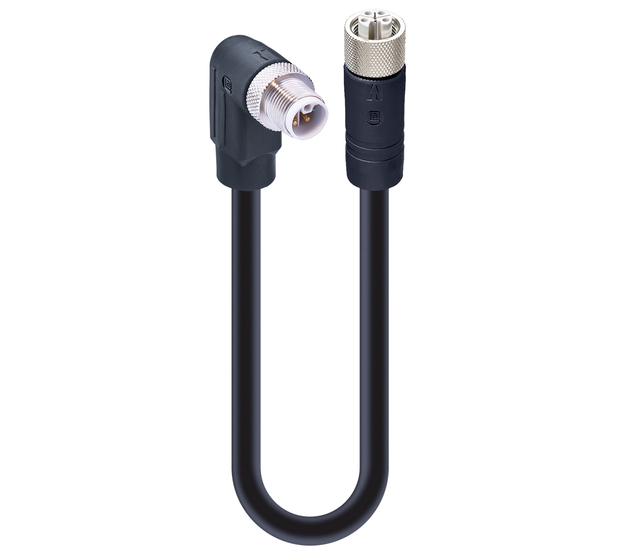 Beldon Sw Belden RSWT 4L-RKT 4L-723 SW - M12 Power Double-Ended Cordset: Male ...