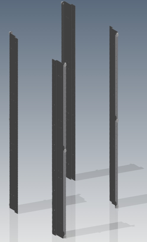 Belden XHM Series EIA Mounting Rails - XHM Series EIA Mounting Rails