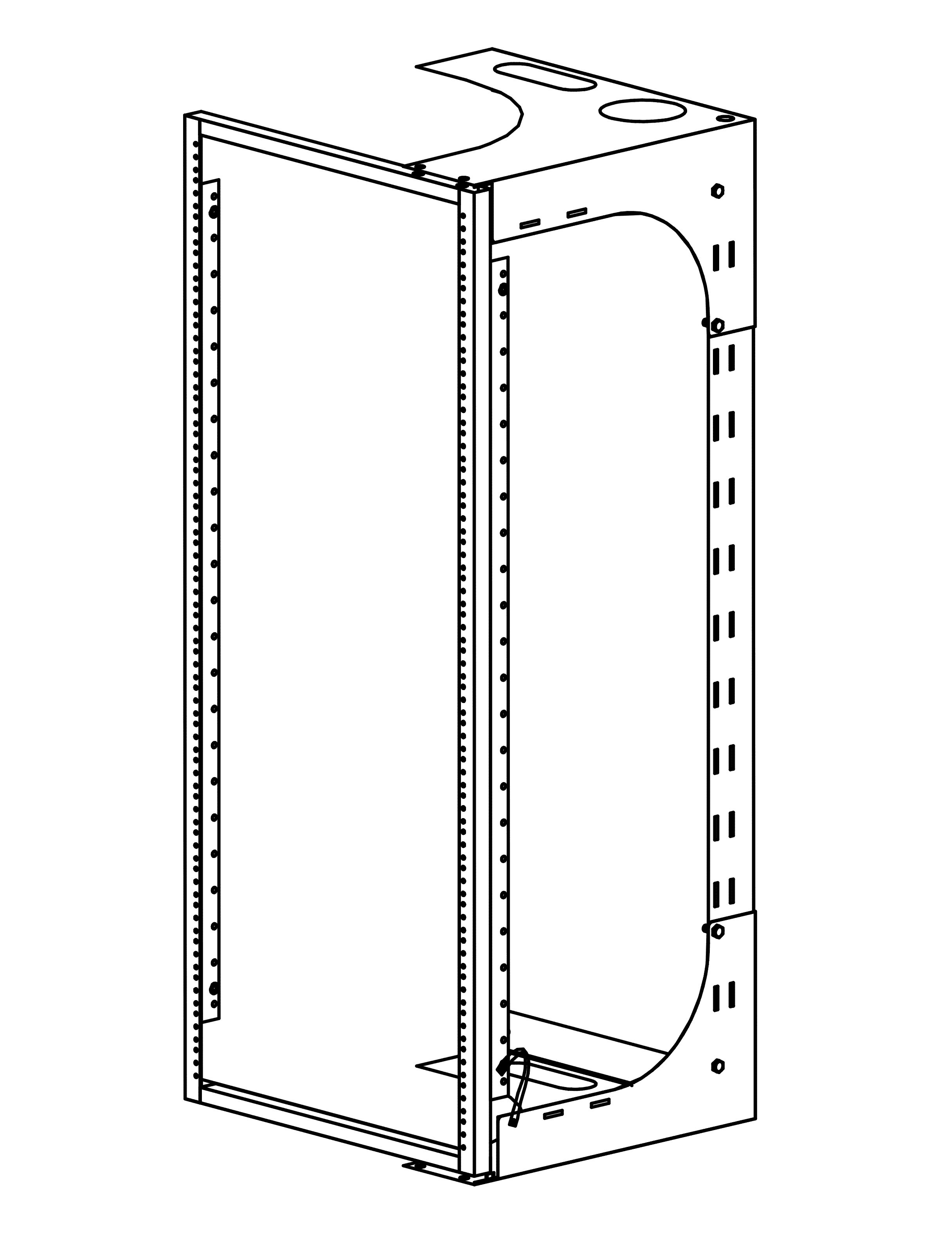 Belden XWR-4819-18HD - Belden Swing-Out Wall Mount Racks