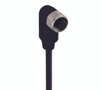 0935 253 117 - CANopen / DeviceNet Data Single-Ended Cordset: M12 Standard, female, angled, 5-pin, A-coded, black body, 50 V AC / 60 V DC, 4 A; PUR black cable, 4-wires, Data: 2x0.25 mm² + Power: 2x0.34 mm²