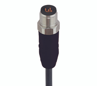 0935 253 120 - CANopen / DeviceNet Data Single-Ended Cordset: M12 Standard, male, straight, 5-pin, A-coded, black body, 50 V AC / 60 V DC, 4 A; PUR black cable, 4-wires, Data: 2x0.25 mm² + Power: 2x0.34 mm²