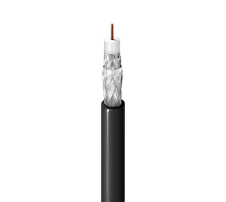 1617AP - Broadband Coax, Series 11, 14 AWG Solid BCCS, Quad Shield, PVDF Jkt, CMP