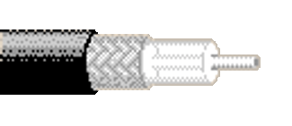 1672J - 75 Ohm High-Frequency Conformable Coax, #29 SCCCS Coax, Unjacketed