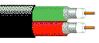 1694D - Serial Digital Coax, Dual RG6, #18 Solid BC, Duofoil® + 95% TC braid, CMR