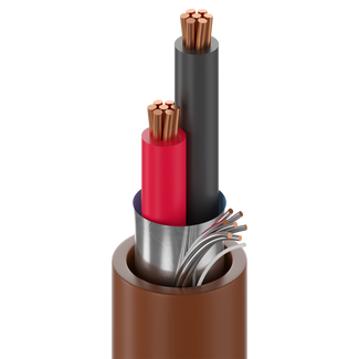 5500FE - Security & Sound, 2 Conductor 22 AWG, BC, Shielded, CMR