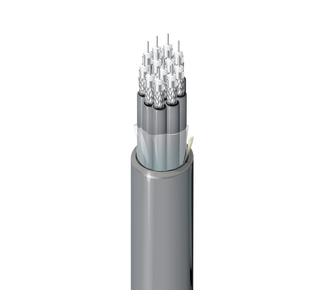 734C12 - DS3/DS4 Central Office Coax, 12 x RG-59, 20 AWG Solid SC, Foil + 85% TC Braids, PVC Inner & Outer Jkts, CMR