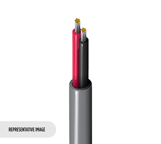 9452 - Microphone Cable, 2C #24 Str TC, Noise reducing tape, O/A Foil, PVC Jacket