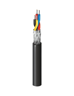 9855 - POS Cable, #22-2pr, TC, PO, O/A Foil+55% TC Braid, PVC Jkt, CM