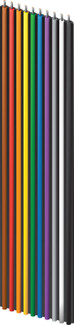 9R28025 - Rainbow Ribbon Cable .050" Pitch, 9R280XX Series, #28-25c, PVC Ins