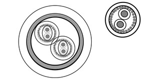 BE46203 - 2 PAIR AES/EBU, 26AWG, ISTP, FLEX, LSZH, STAGE