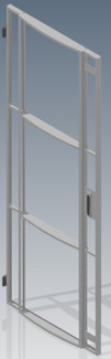 Cabinet Series Curved Perf Door Options - XH Cabinet Series Curved Perforated Door Options