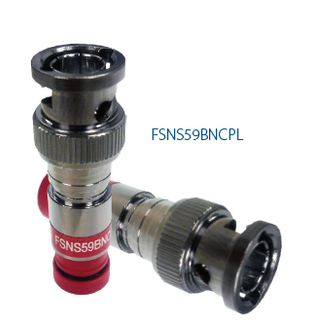 FSNS59BNCPL-25 - ProSNS RG-59 Plenum BNC Coax Compression Connector