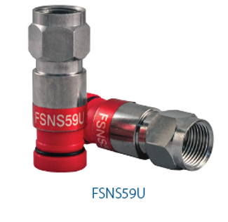 FSNS59U-25 - ProSNS RG-59 "F" Coax Compression Connector