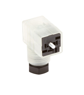GDSNL 207 LED 110 VR YE black - GM Industrial Standard Field Attachable Connector: Form C, 3-pin (2+1PE; PE across cable outlet), translucent housing, screw type, PG7; with varistor and yellow LED, 110 V AC/DC, 6 A