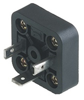 GSA-U 2075 SK - GSA-U DIN standard receptacle with IDC contacts: Form A, 3-pin (2+1PE), IDC type; 400 V AC/DC, 16 A