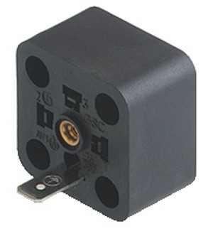 GSC 300 - GSC DIN standard receptacle with crimp contacts: Form A, 4-pin (3+1PE), crimp type; 400 V AC/DC, 16 A