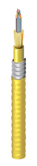 GUMXA24 - Universal tight buffered fiber + CST distribution cable LSZH jacket 24f SM OS2 G.652.D & G.657.A1.