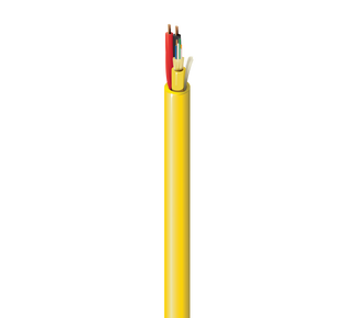 HISD0060212RJ - Indoor Hybrid Copper-Fiber Cable, OS2, 6 Distribution Fibers, #12-2c, CL3R-OF