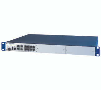 MACH102-8TP-R - Managed 10-port Fast Ethernet 19" Switch with 2 media slots, redundant PSU