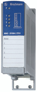 MM3-2FXM4/2TX1 - Media module for MICE Switches (MS...), 100BASE-TX and 100BASE-FX multi-mode F/O