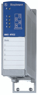 MM3-4FXS2 - Media module for MICE Switches (MS...), 100BASE-FX single mode F/O