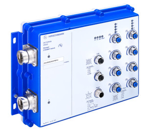 OS32-080802O6O6TPEPHH - Managed IP67 PoE-Swich, 10 ports, supply voltage 48 VDC, Software L2P, train approvals