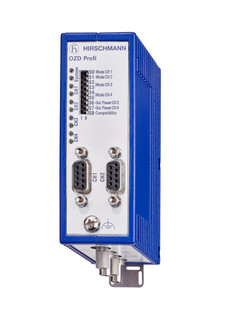 OZD Profi 12M G22-1300 EEC - New generation: interface converter electrical/optical for PROFIBUS-field bus networks; repeater function; for quartz glass FO; long-haul version; approval for Ex-zone 2 (Class 1, Div. 2); conformal coating, extended temp