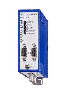 OZD Profi 12M P22 - New generation: interface converter electrical/optical for PROFIBUS-field bus networks; repeater function; for plastic FO; short-haul version; approval for Ex-zone 2 (Class 1, Div. 2)