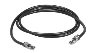 R601002 - Cord Sets, DataTuff® Cat 6 IP20 Metal-Body RJ45 Cord Set, 2m