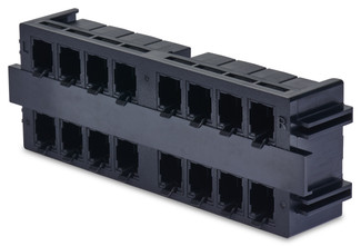 REVConnect WM Mod. Coupler 16P - REVConnect Wall-Mount Termination Module, 16-Port, Couplers