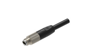 RSMGVS-8M-1014 - SPE single ended cordset: M8 male straight 6P-M8 Code, IP65/67, XLPE