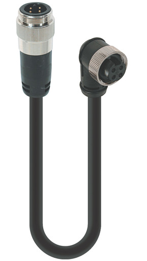 Belden RSP 4-RKWPA 4-805 - Mini Power Double-Ended Cordset: 1 3/8