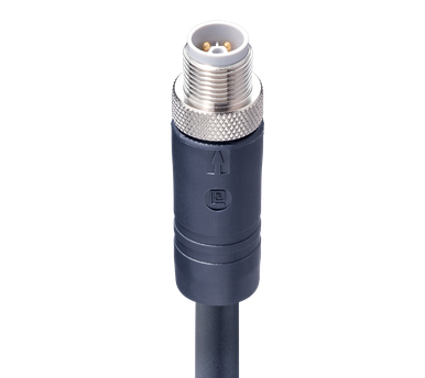 Belden RST 4L-995 SW - M12 Power Single-Ended Cordset: Male, straight ...