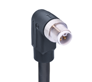 Belden RSWT 4L-723 SW - M12 Power Single-Ended Cordset: Male, angled, 4 ...