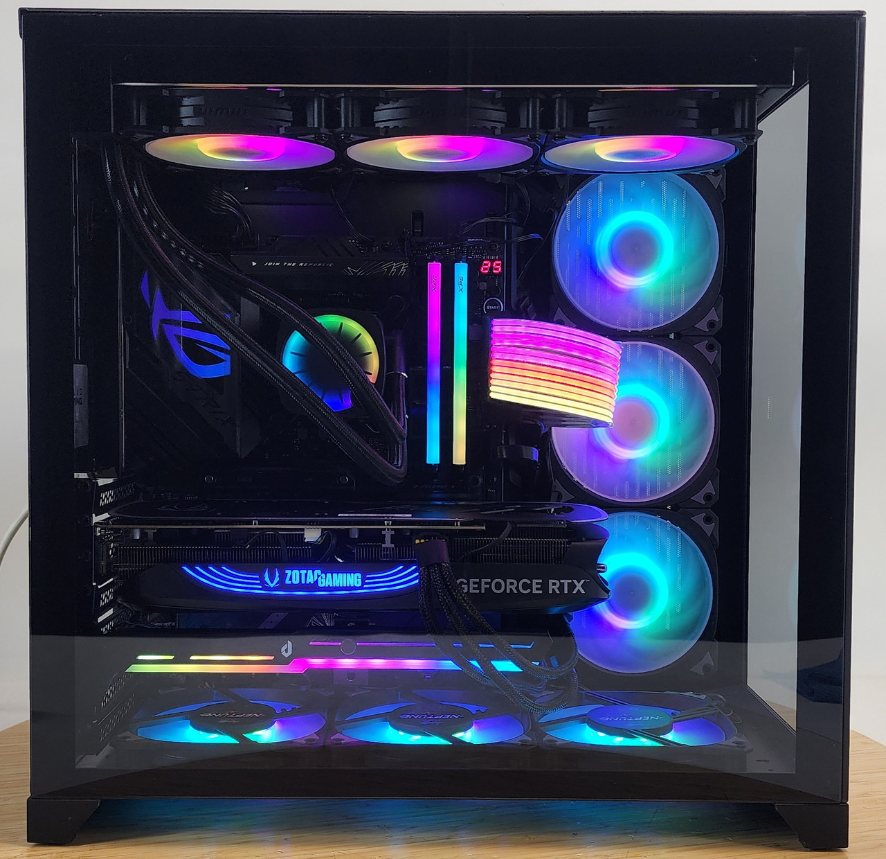PCケース(自作PC用) Pc I9 14900kf DDR532GB RTX 3060 SSD 1T Gaming PC i9-14900KF 32GB RAM 2TB SSD RTX 4080 SUPER 16GB Windows