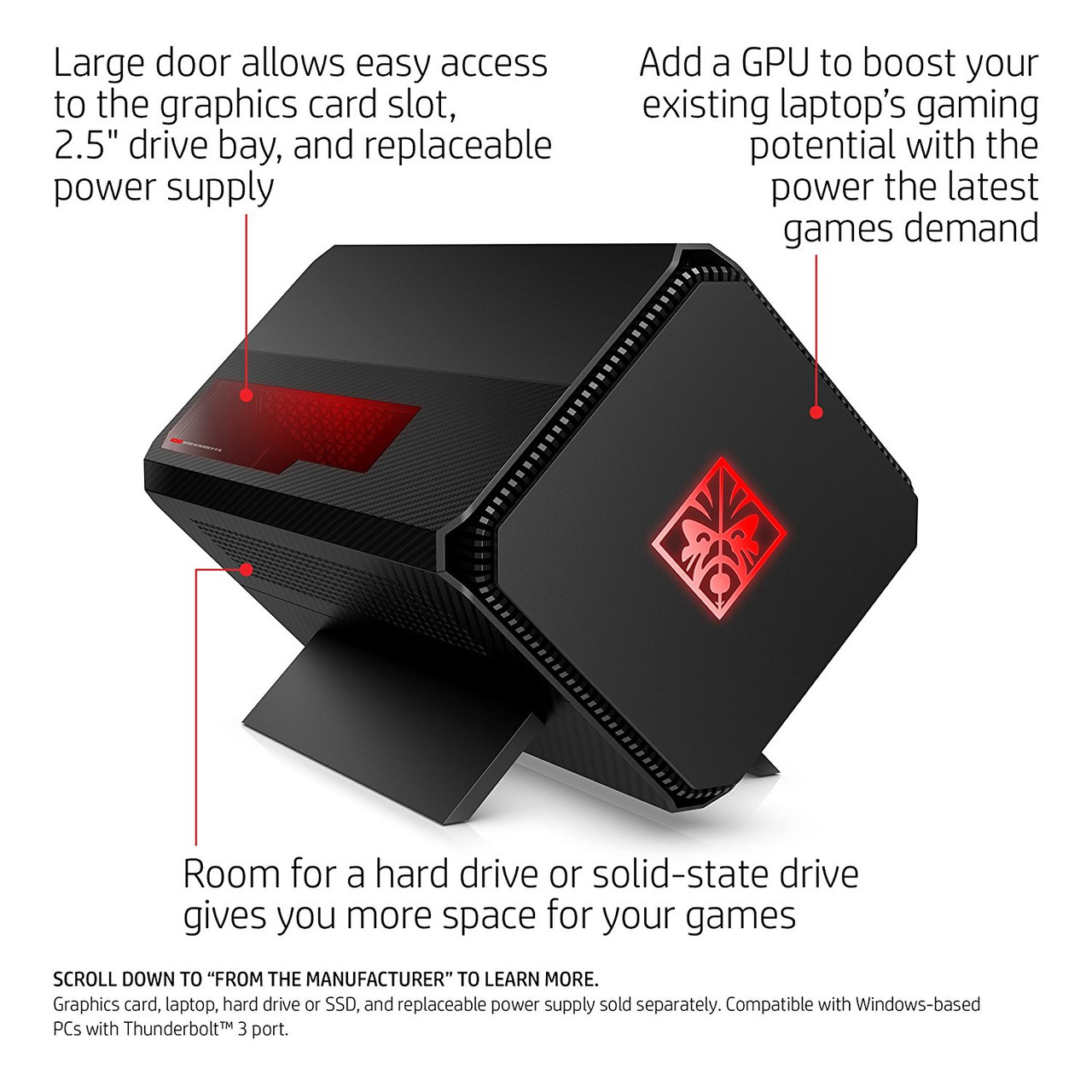 Hp omen sales external gpu