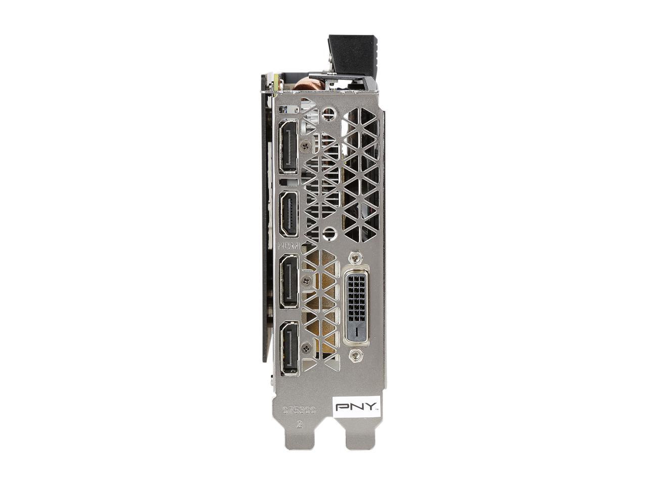 PNY GeForce GTX 1060 6GB XLR8 VCGGTX10606XGPB-OC Video Graphics Card ...