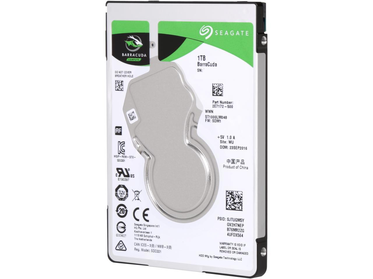 SEAGATE - Disque dur Interne - BarraCuda - 1To - 5 400 tr/min - 2.5  (ST1000LM048) - La Poste