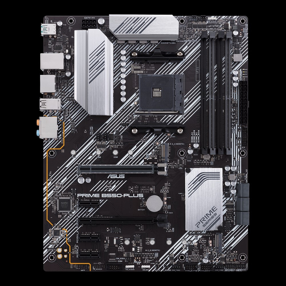 ASUS PRIME B550-PLUS AMD Socket B550 AM4 ATX M.2 Desktop