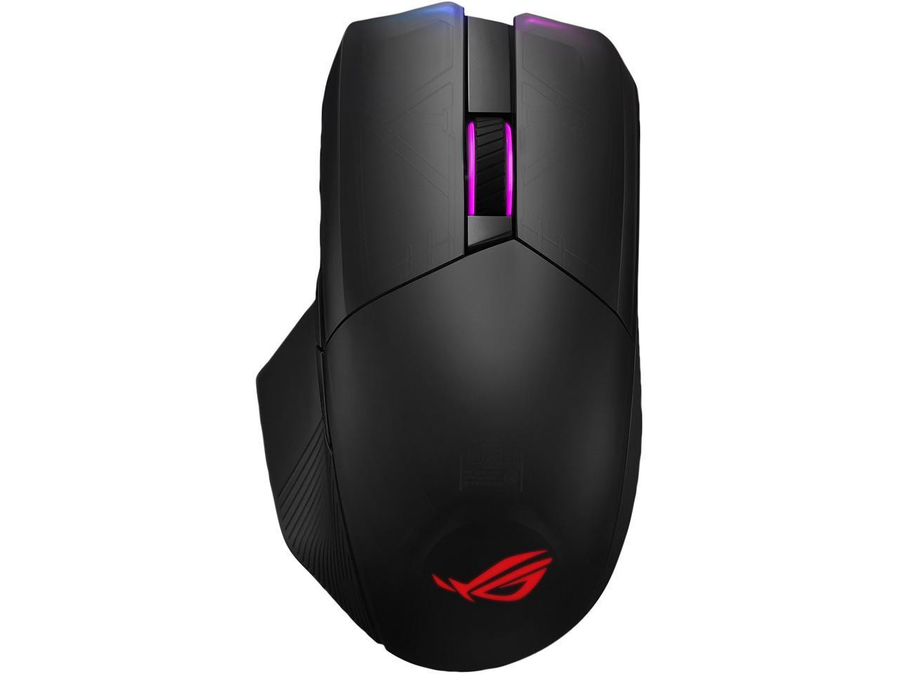 Asus P704 Rog Chakram Black Usb Wired 2 4ghz Bluetooth Optical Rgb Gaming Mouse Reconditioned Chqstore