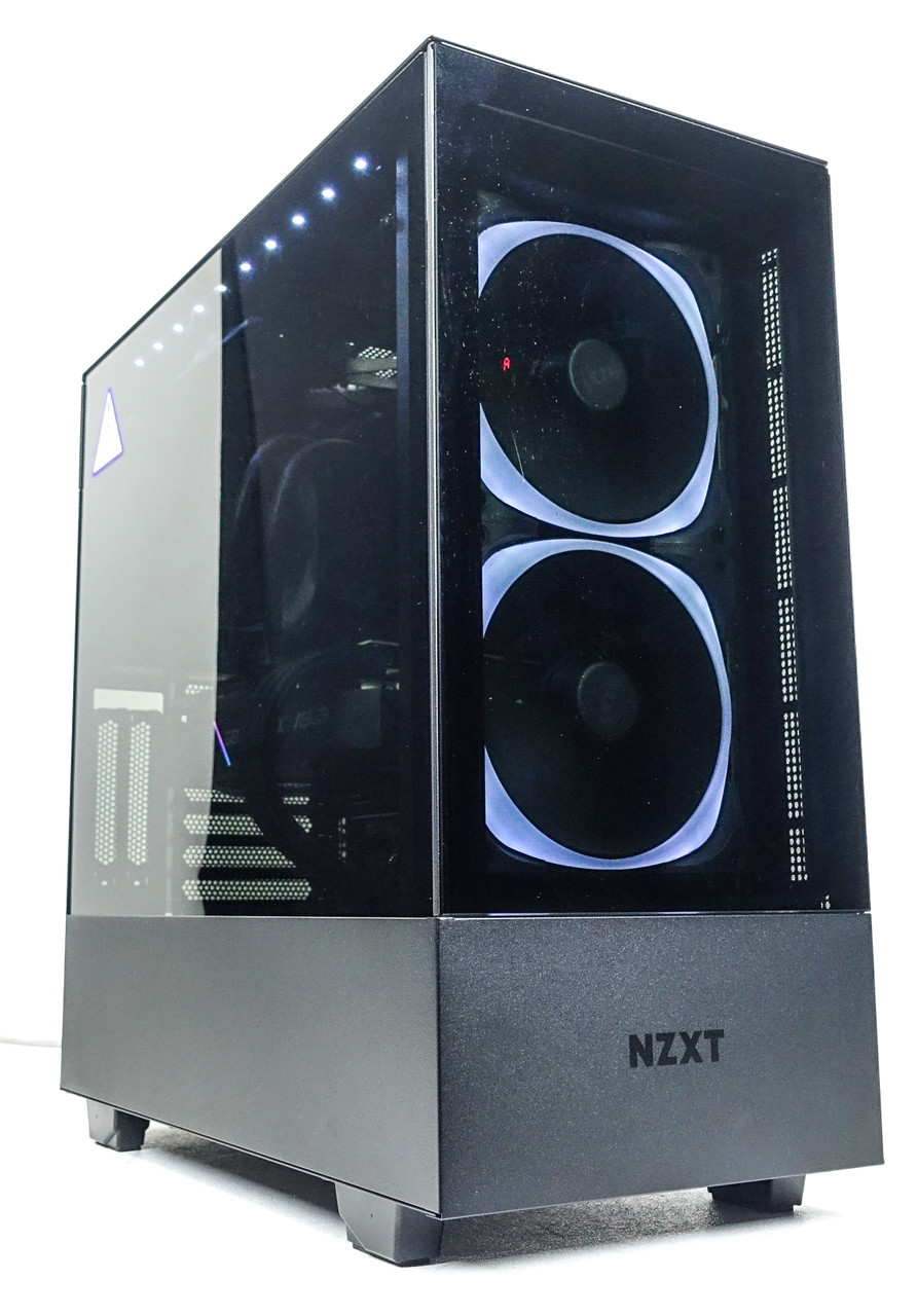 Custom RGB Gaming PC Computer i9-9900K 3.6GHz 32GB 512GB NVME RTX 2080  Super 8GB NZXT H510 Elite Black Reconditioned