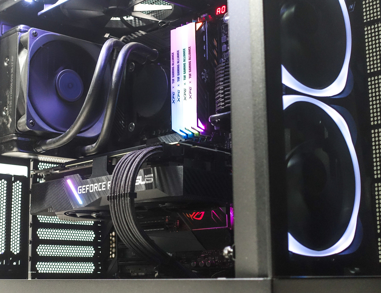 Custom RGB Gaming PC Computer i9-9900K 3.6GHz 32GB 512GB NVME RTX