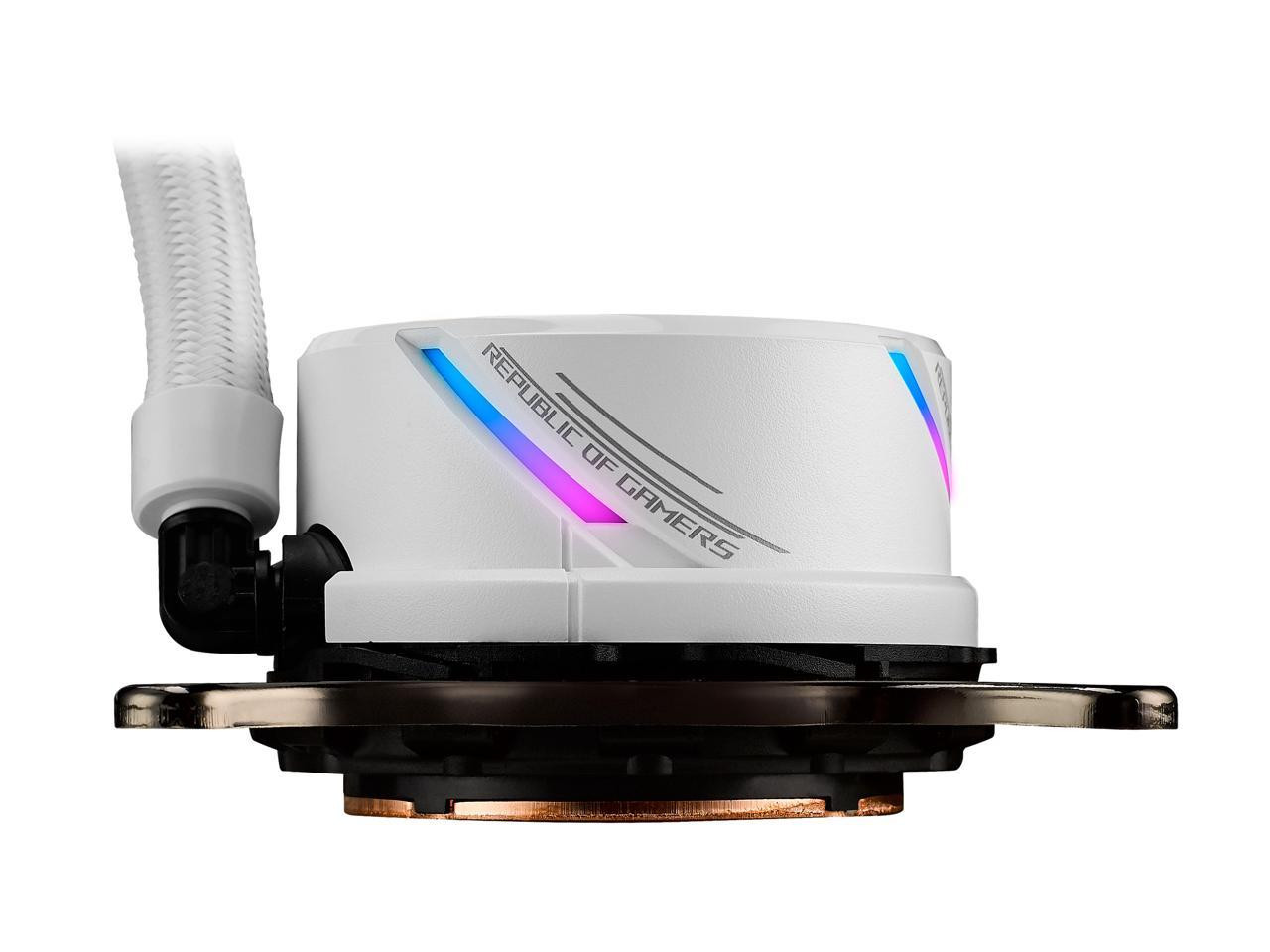 ASUS ROG Strix LC 240 RGB White Edition AIO Liquid CPU Cooler Aura