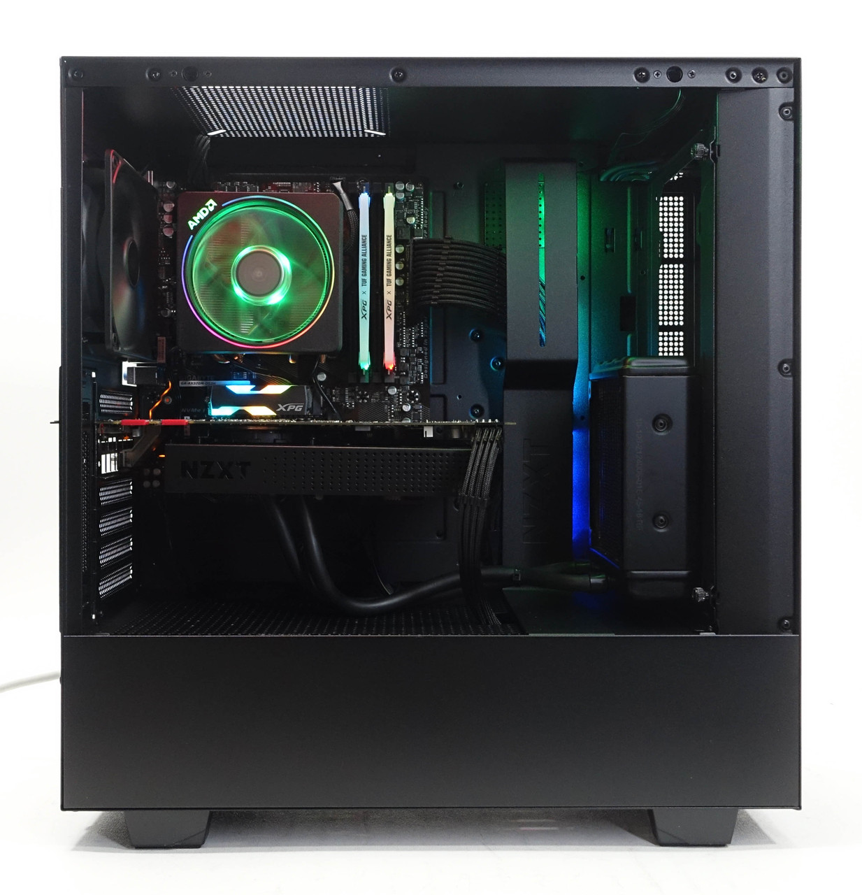 Custom RGB Gaming PC Computer Ryzen 7 3700X 3.6GHz 16GB 500GB NVME 