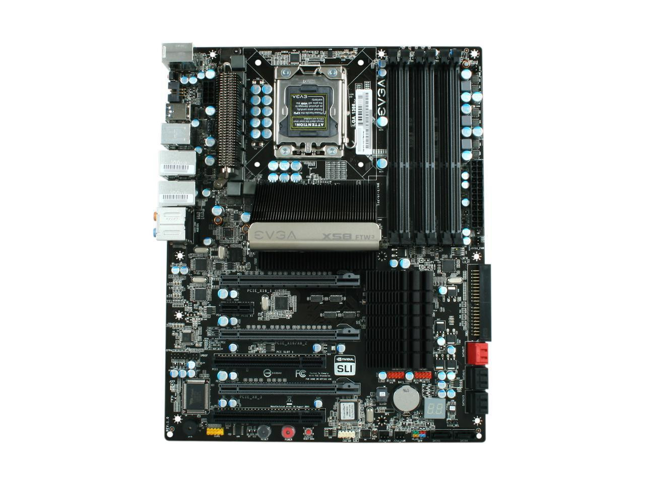 EVGA X58 FTW3 Intel X58 1366 LGA ATX Desktop Motherboard A CHQstore