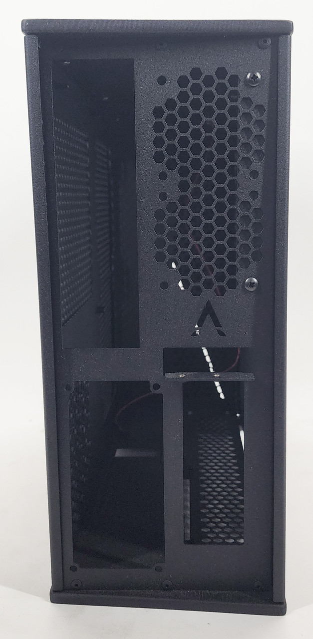 Artesian Builds Custom Pluto Slate Gray Walnut Wood SFF Mini ITX