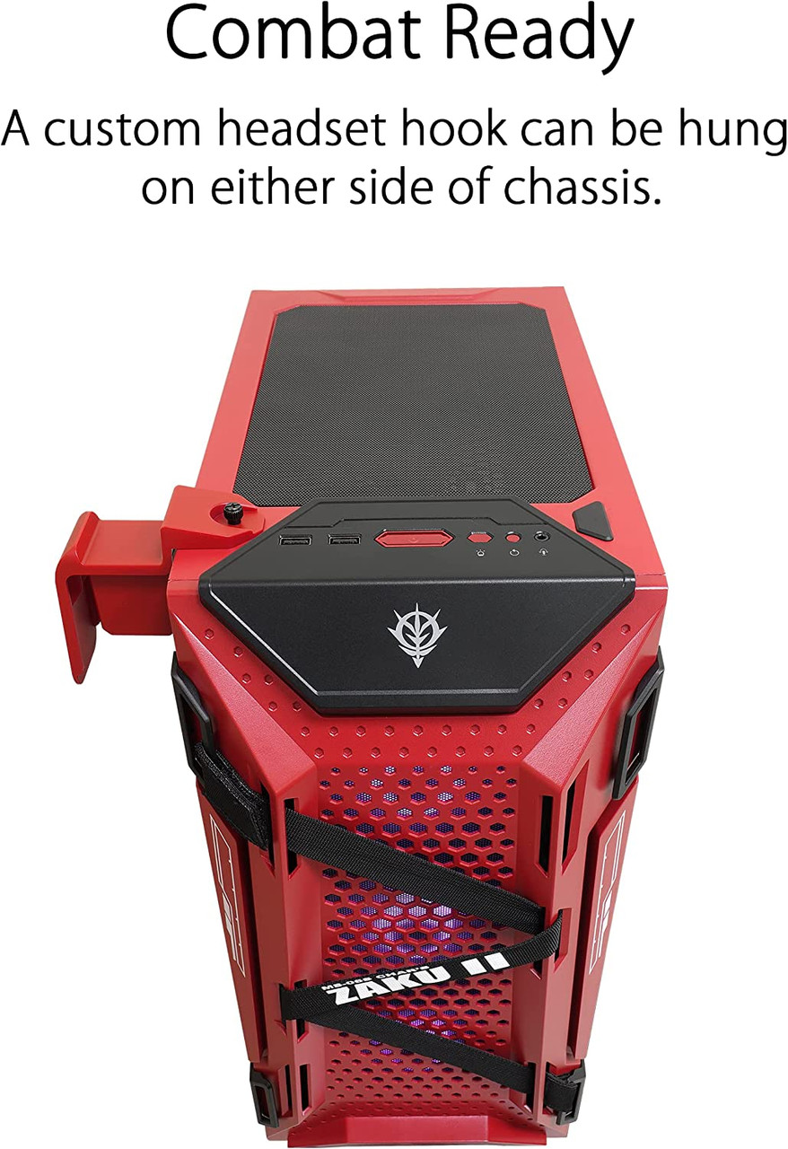 ASUS TUF GAMING GT301 ZAKU II EDITION Red ATX Mid Tower